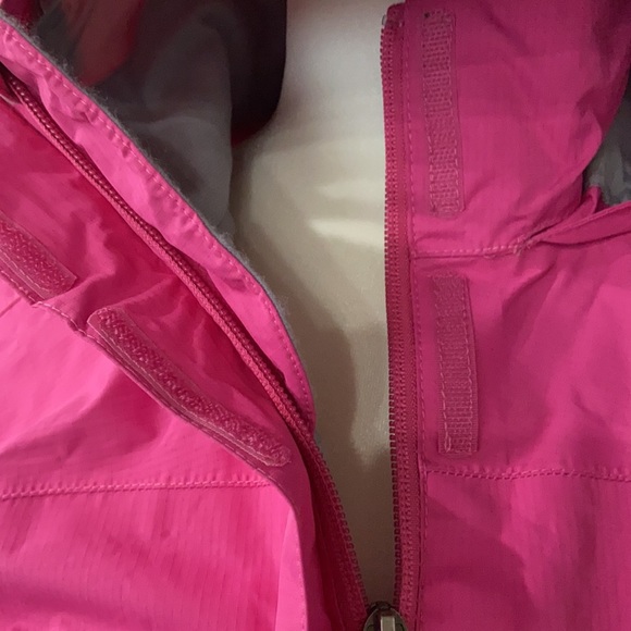 North Face Girls Hooded Windbreaker sz M - Picture 5 of 8